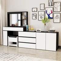 modern minimalist bedroom dressing table light luxury storage cabinet one small apartment furniture vanity set makeup chair