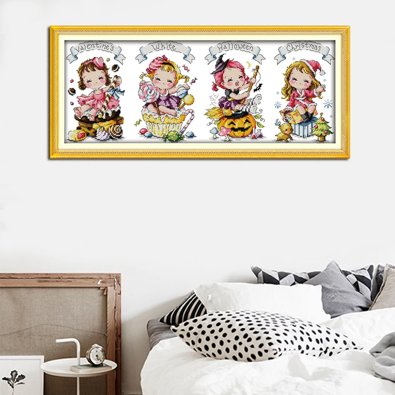 Joy Sunday специальный фестиваль украшение детской комнаты ручная работа вышивка