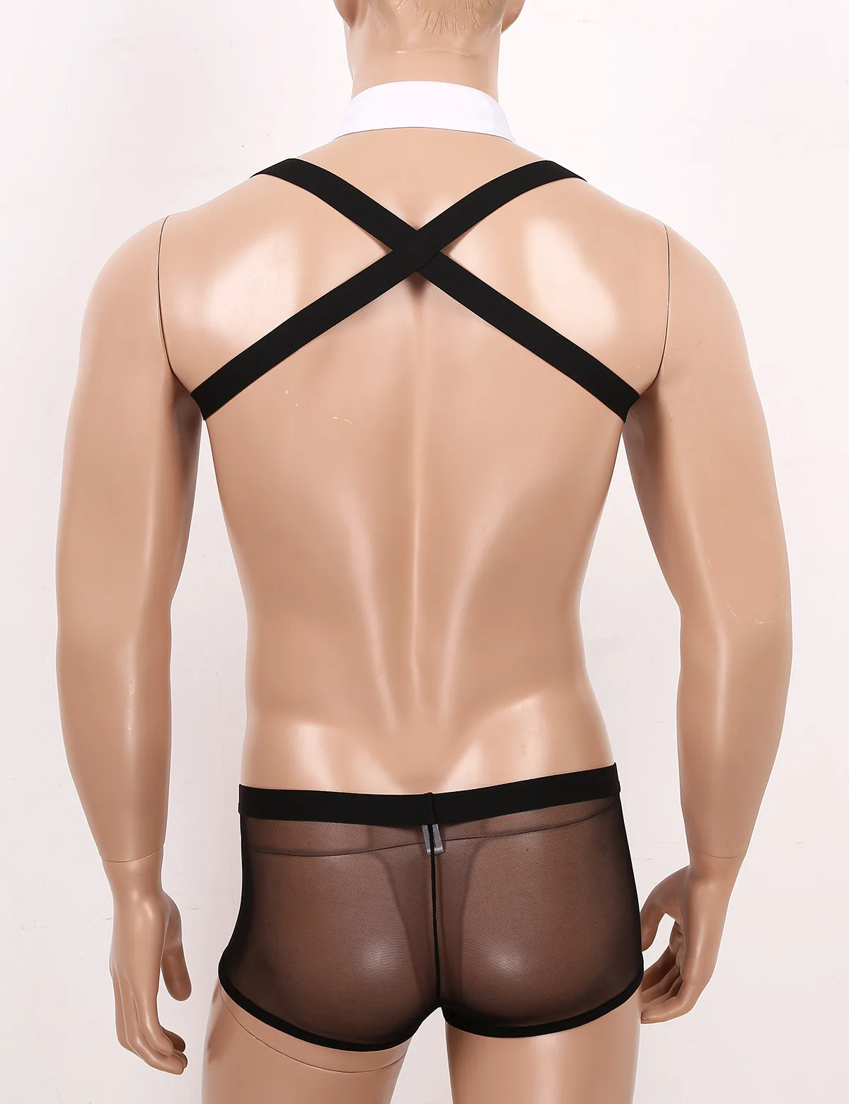 Мужской эротический костюм для ролевых игр комплект нижнего белья боксеры трусы