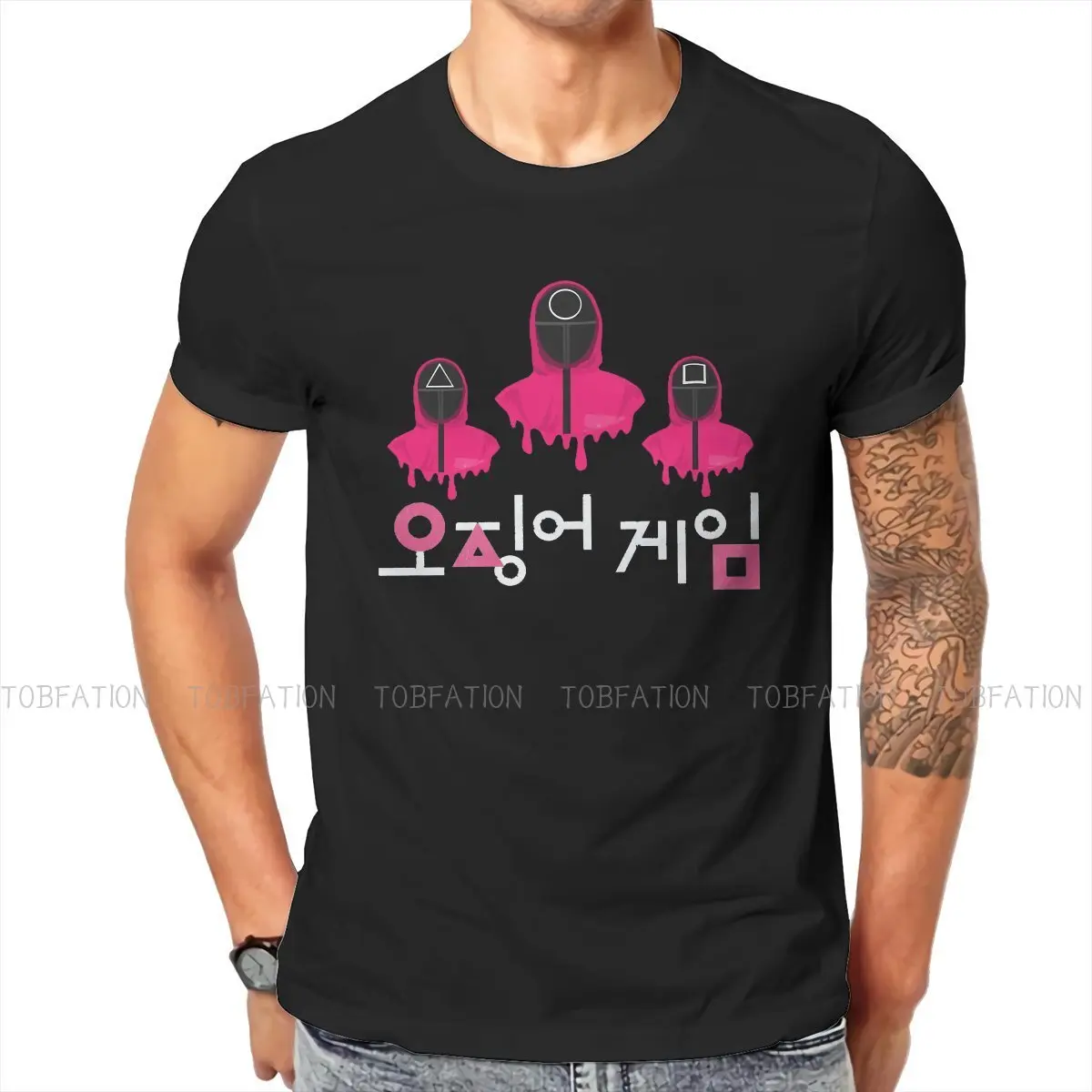 

Squid Game HoYeon T Shirt Harajuku Homme High Quality Tshirt Oversized O-Neck Short Sleeve