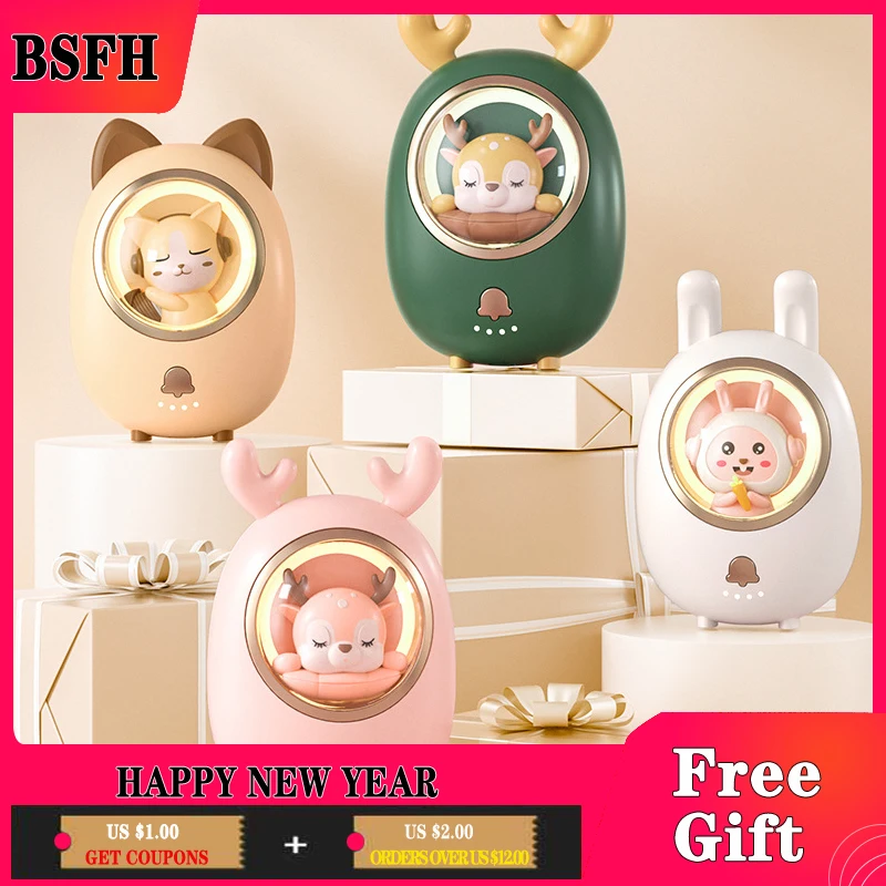 Mini mu&ntilde;eca dos en uno con Usb, calentadores de manos port&aacute;tiles con voltaje DE SEGURIDAD DE 5v, recargable, agarre c&oacute;modo e inteligente, nuevo producto 2021-0