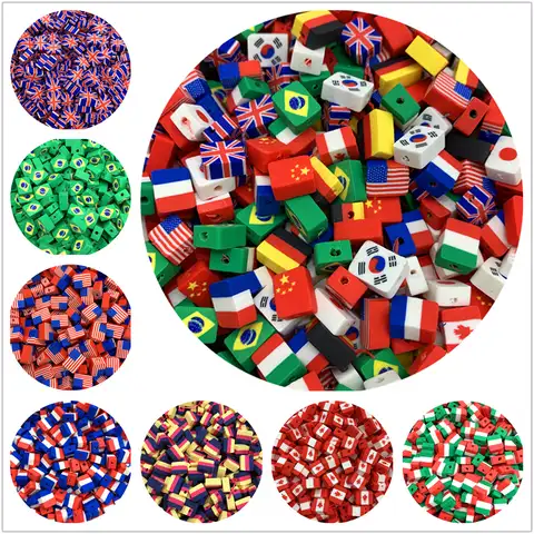 Clay beads, 10 mm, 30 pcs/lot