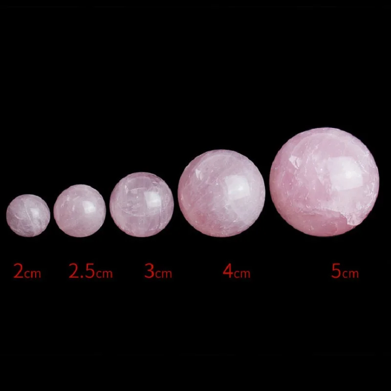 1 шт. натуральный кристалл бриллиант розовый кварцевый шар минеральные ювелирные