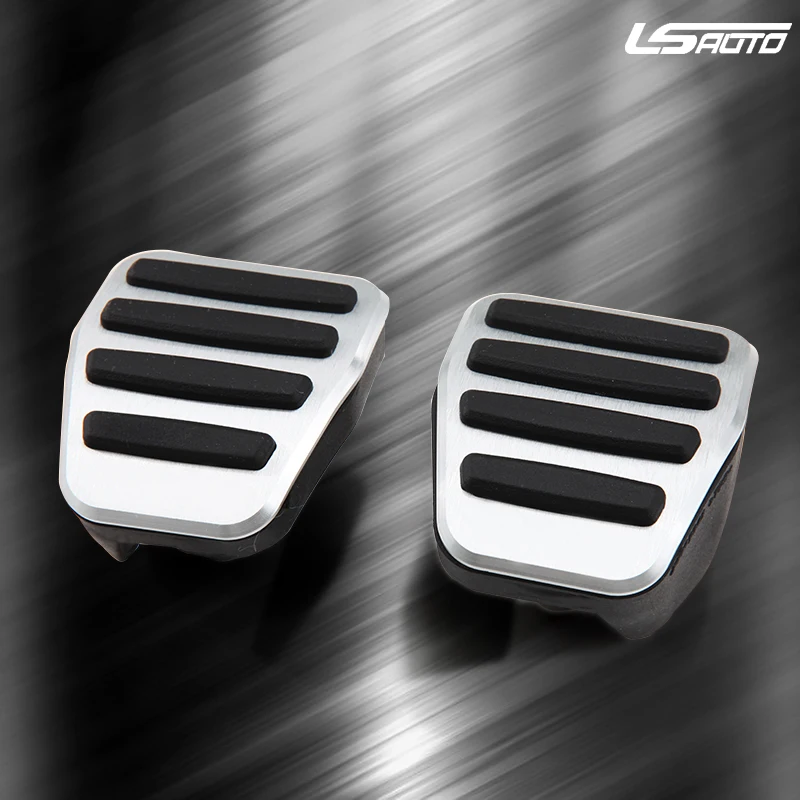 LS автомобильные педали Накладка для VW Golf6/Tiguan/Touran/Magotan/Sagitar/CC/EOS/Scirocco MT алюминиевая