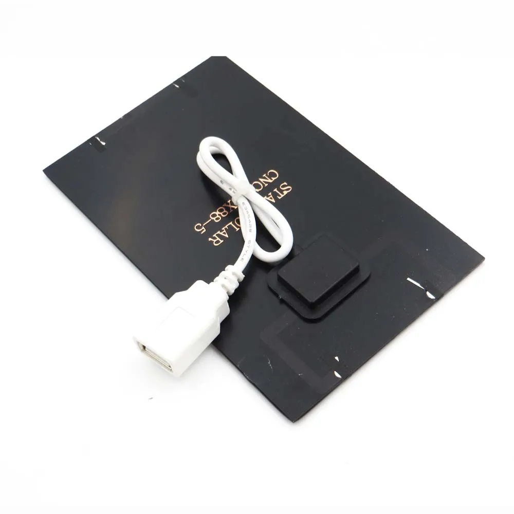 5 в 2 Вт солнечная панель с проводом мини батарея Стандартный эпоксидный