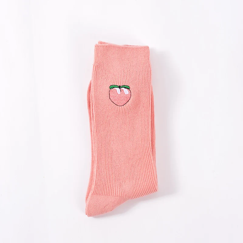 

OUR TANKS Funny Colorful Plant Fruit Food Socks Couple Combed Cotton Socks Spring And Summer Unisex Happy Socks