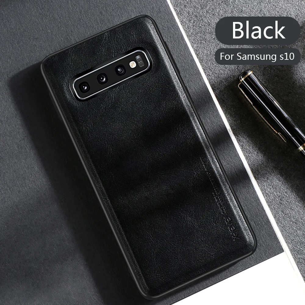 LLZ. COQUE, ультратонкий кожаный чехол премиум класса, защитный чехол для samsung Galaxy S10e S9 S10 Plus Note 9, чехлы, чехлы