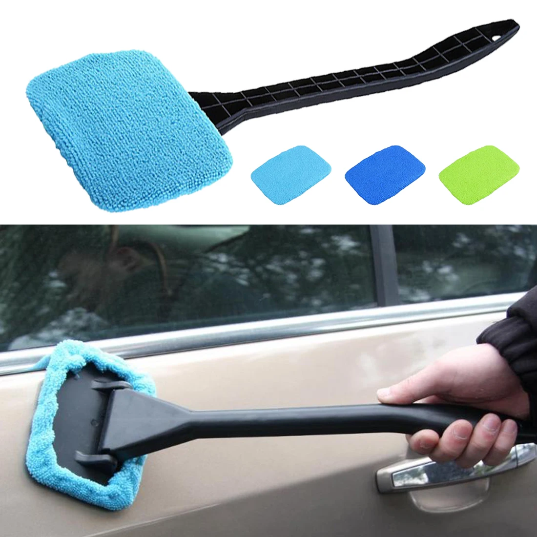 

Щетка стеклоочистителя для автомобиля с длинной ручкой