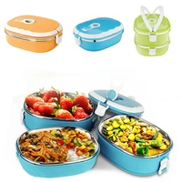 1pc 900ml portable food warmer school students lunch box case thermal insulated container stainless steel kitchen tableware