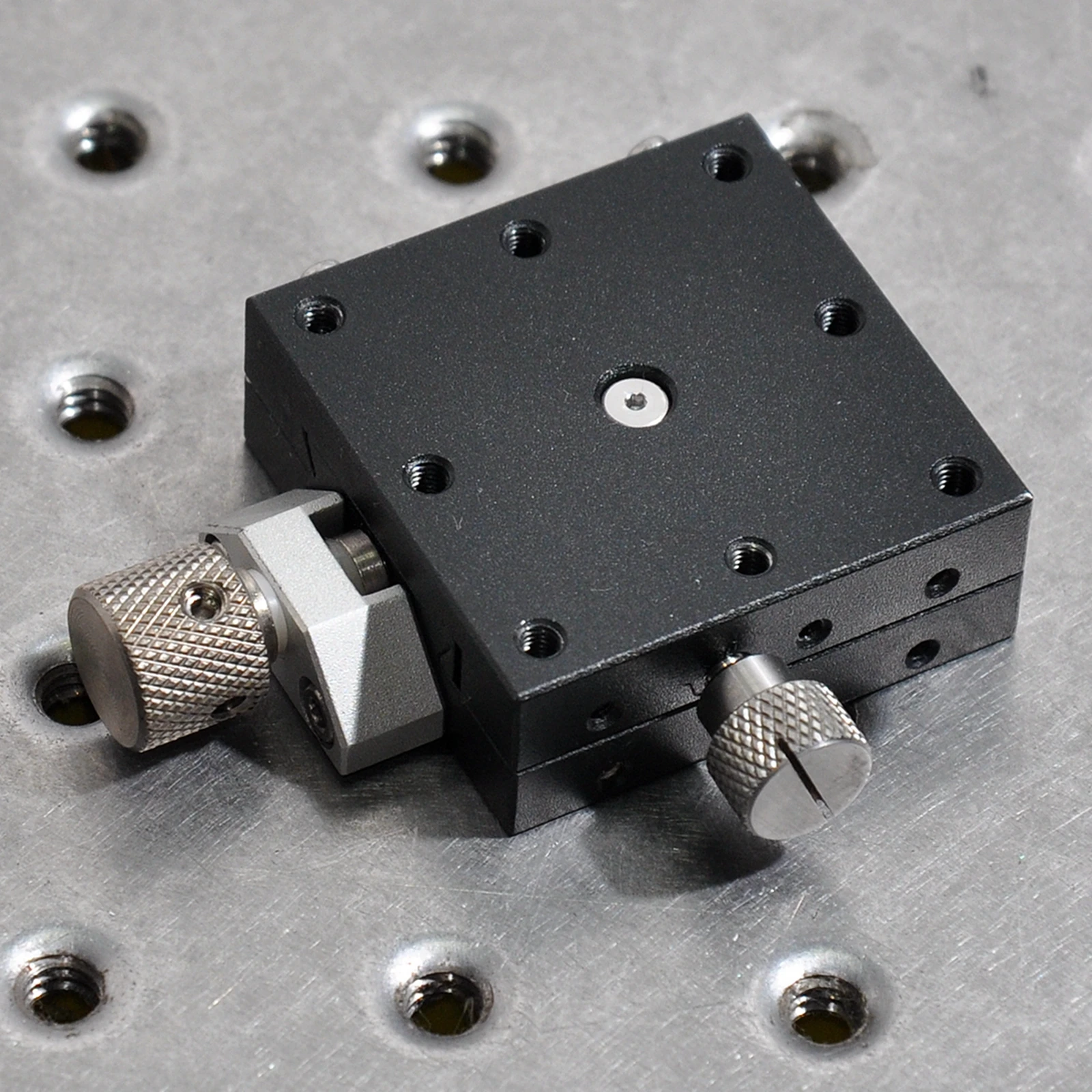 

Y-axis aluminum alloy sliding table, optical manual precision linear guide type fine-tuning displacement adjustment table 40mm