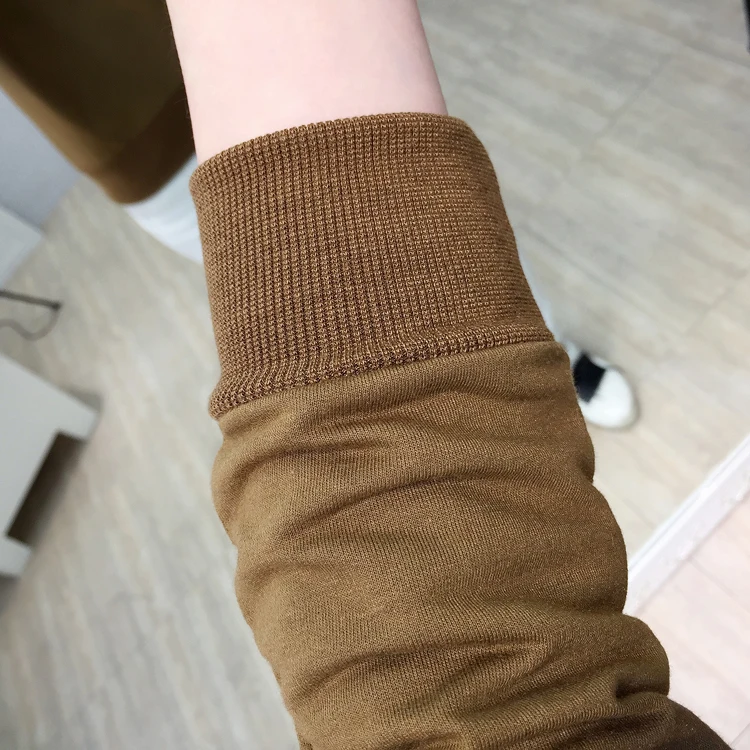 для полных женщин футболка с круглым вырезом Футболка длинным рукавом Женские