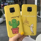 Чехол для Redmi Note 9 Pro, мягкий силиконовый чехол для телефона С КАКТУСОМ и мультяшными конфетами, для Xiaomi Redmi Note 9 Pro Max 9S