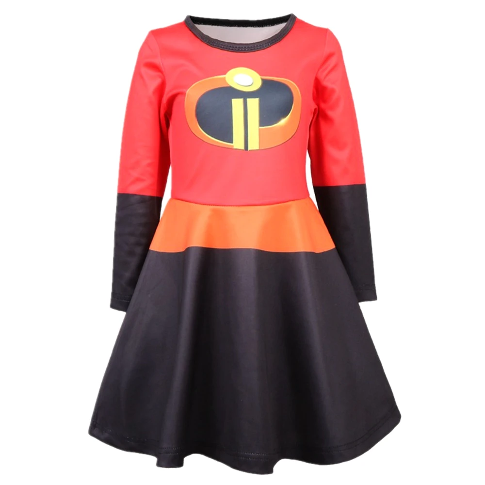 Mr. Incredible 2 Dress Costume Girls Violet Cosplay Kids hero Fancy Dress Child Christmas Carnival Party Clothing