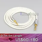 LN006342 99.99% чистый серебристый XLR 2,5 мм 4,4 мм кабель для наушников для HIFIMAN Edition S Deva HE-R10 гарнитура для наушников