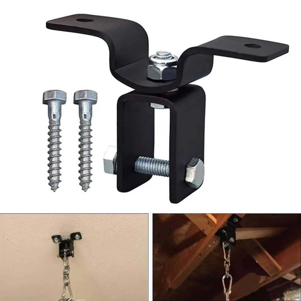 

Wood Beam Heavy Duty Bag Hanger Boxes Punch Bag Ceiling Hook