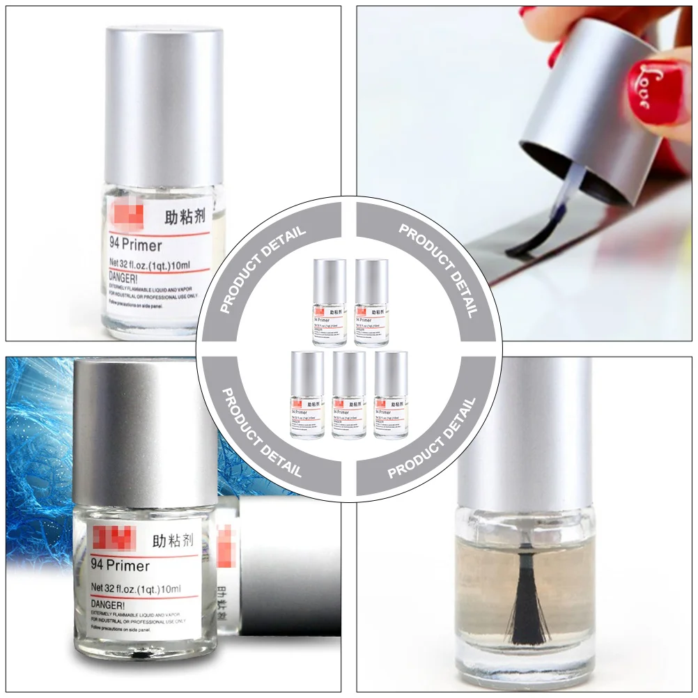 5 бутылочек автомобильный активатор адгезии 10 мл клейкая лента Праймер клей