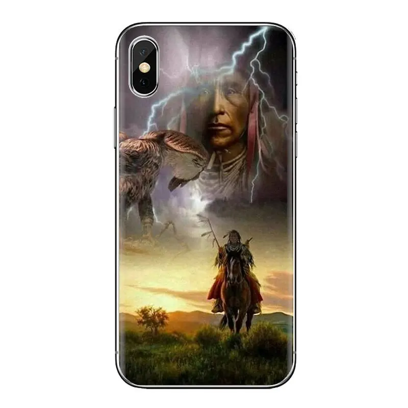 Мягкая прозрачная накладка Индеец перья американских индейцев для Xiaomi Redmi 4x3 3S Pro