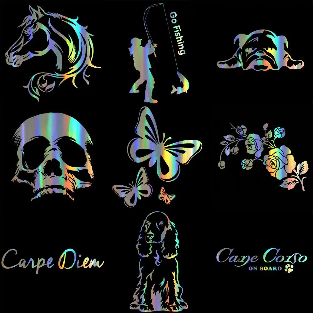 Автомобильный Стайлинг против царапин голова лошади водостойкая