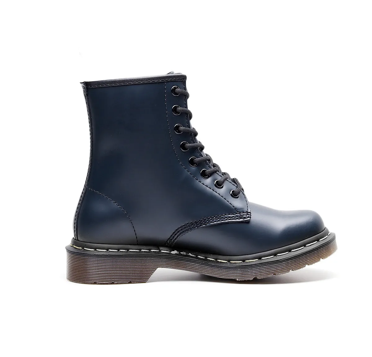 Женские ботинки в байкерском стиле с круглым носком на шнуровке сезон осень зима