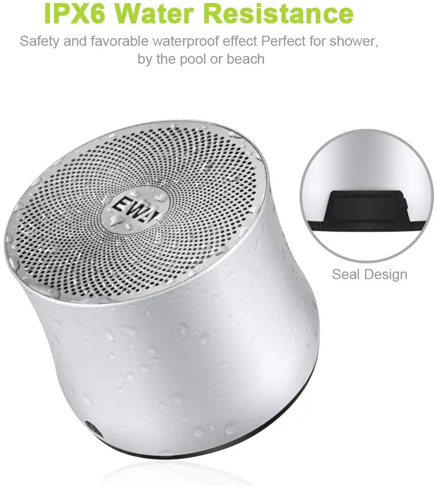 ЕВА A2Pro синий зуб динамик Водонепроницаемый Bluetooth колонки с 8 Вт Светодиодный