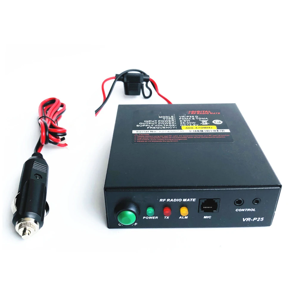 Radtel VR P25 25 30 Вт усилитель рации Поддержка аналоговый и цифровой радио BaoFeng UV 5R 82 TYT MD
