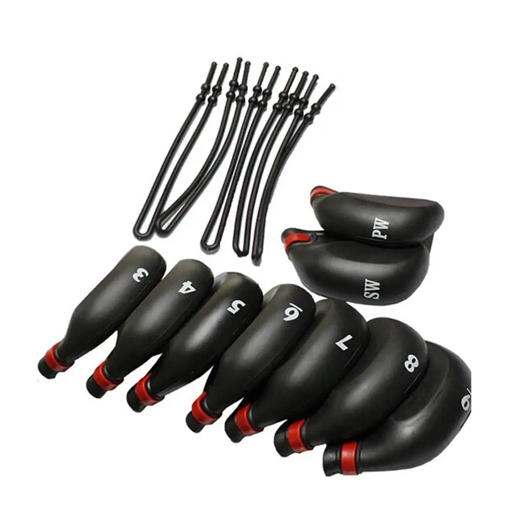 

9PCS Golf Rod Head Protective Cover Golf Accessories
