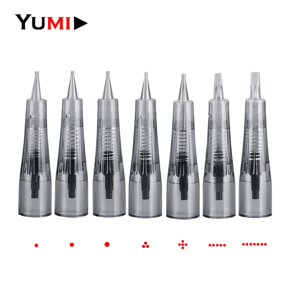 Картриджи для тату игл 30 шт./лот перманентного вышивания бровей губ