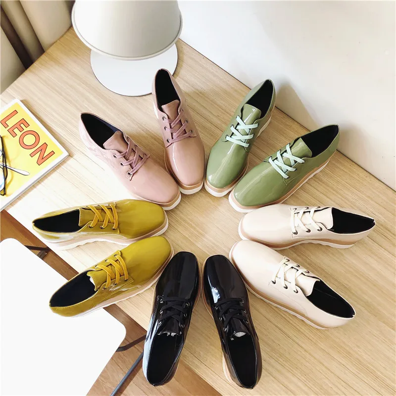 COOTELILI/Женская обувь на плоской подошве женская повседневная платформе 5 см