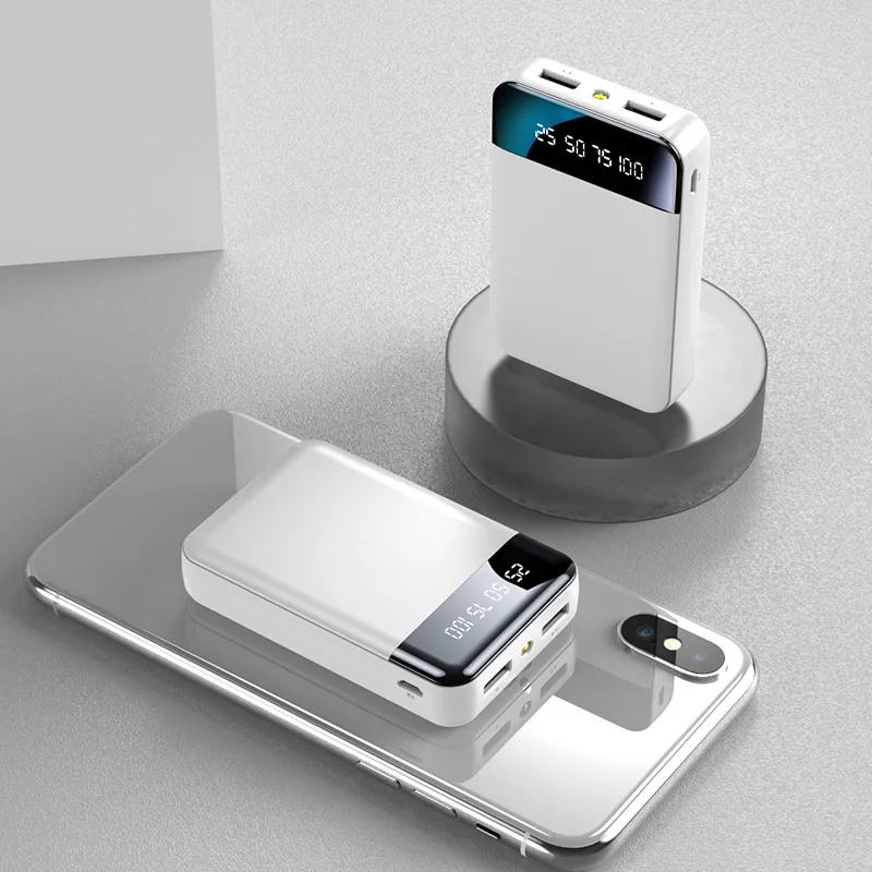 Портативное зарядное устройство с двумя USB портами 20000 мАч|Внешние аккумуляторы| |