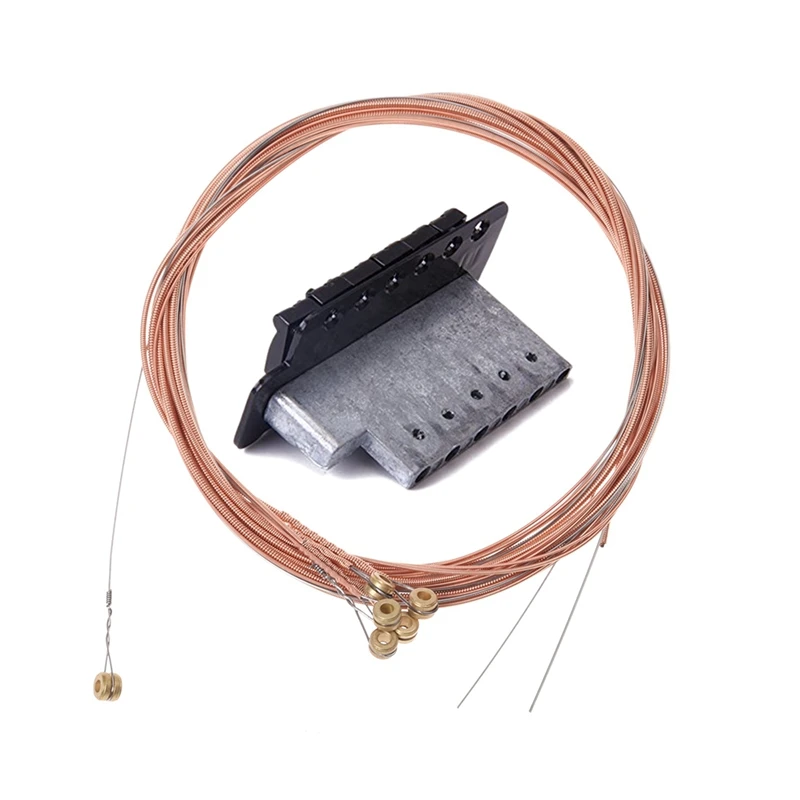 

2 комплекта струн для гитары: 1 деталь искусственных волос и 1 комплект моста Tremolo для электрогитара Strat