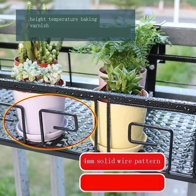 

In Metallo A Ripiani Varanda Support Plante Outdoor Decoration Dekorasyon Saksisi Flower Balkon Stand Balcony Plant Shelf