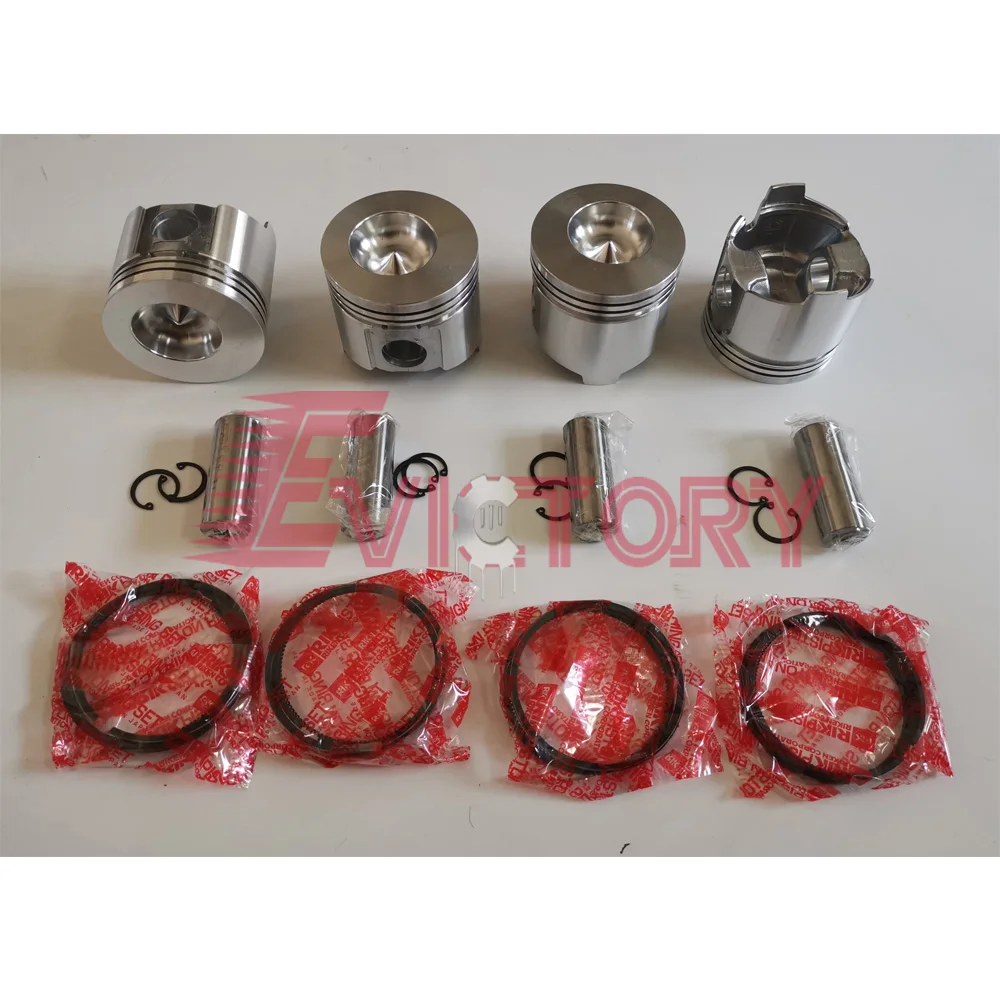 

For YANMAR 4TN100L 4TN100E 4TN100 engine bearing main conrod con rod bearing ring set piston kit