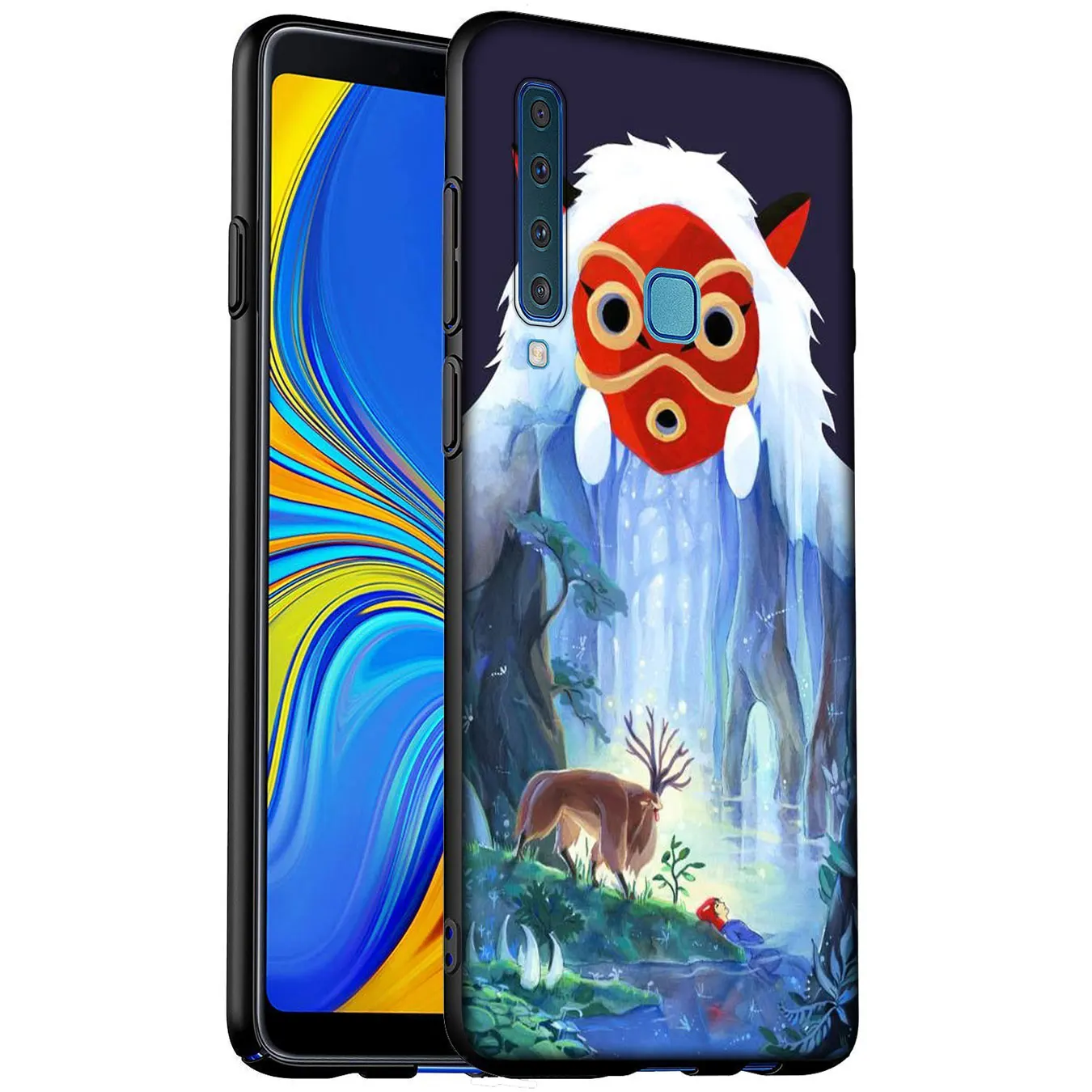 Мягкий силиконовый чехол принцессы Mononoke для Samsung Galaxy A6 A7 A8 A9 2018 A3 A5 2016 2017 Note 9 8 10 Plus |