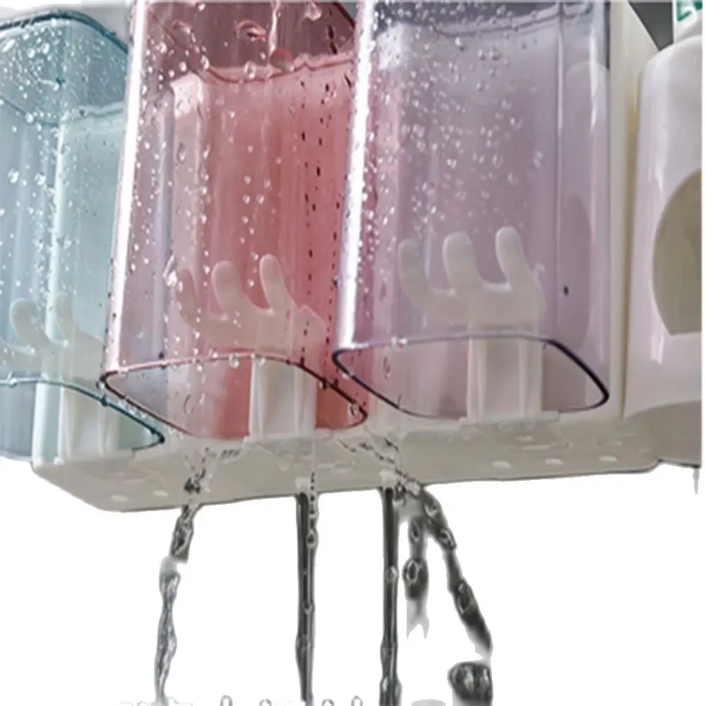 

Wall-mounted wash cup set bathroom free punching cup toothbrush holder wash set