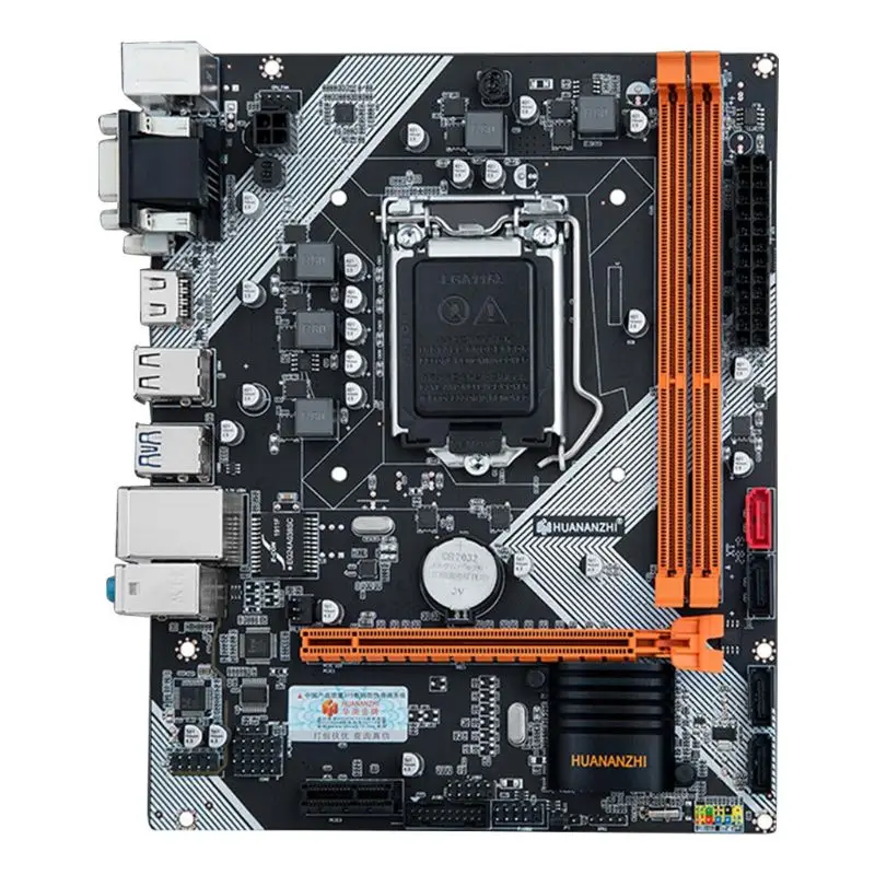 Huananzhi B75 настольная материнская плата LGA1155 для i3 i5 i7 cpu поддержка памяти ddr3