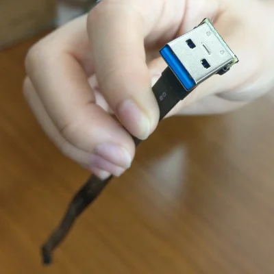 FPV Micro USB 2 0 Type-A 90-градусный адаптер 5 см-100 см FPC плоский Micro-USB 5pin кабель для