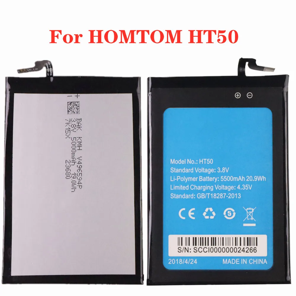 

Высококачественная аккумуляторная батарея 5500mAh HT 50 для Φ HT50