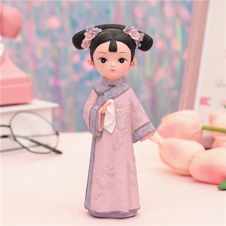 Императорский дворец кукла поделки орнамент подарок в китайском стиле резиновый