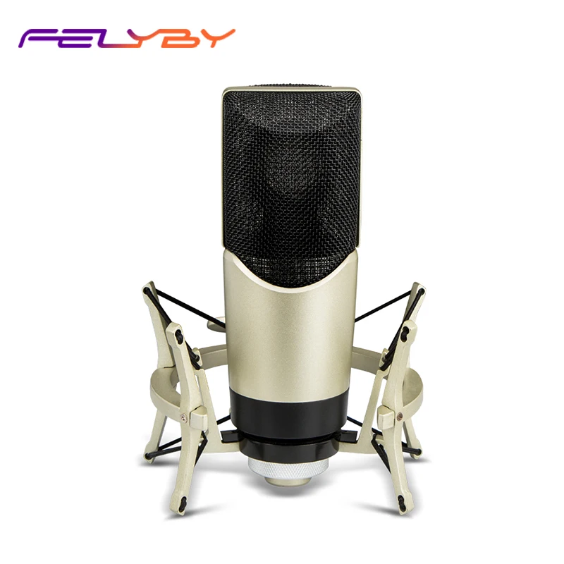 FELYBY MK4 professional condenser microphone for computer games karaoke live studio microphone