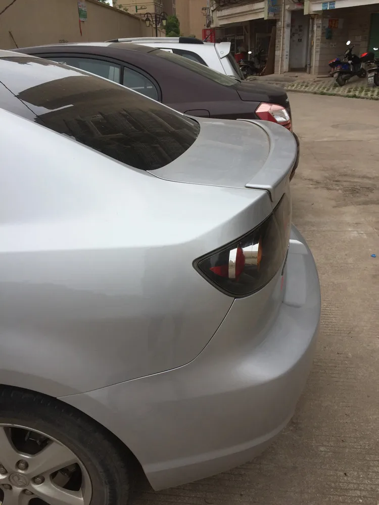 Спойлер для Mazda 3 высококачественный спойлер из АБС материала заднего крыла