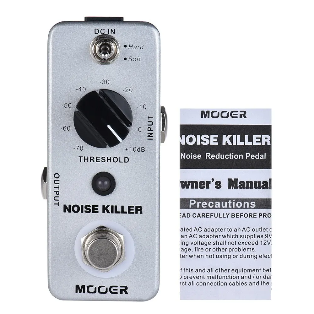 Enlarge Mooer Mnr1 Guitar Pedal Noise Reduction Electric Guitars Musical Noise Killer Guitar Effect Pedal Processsor True Bypass