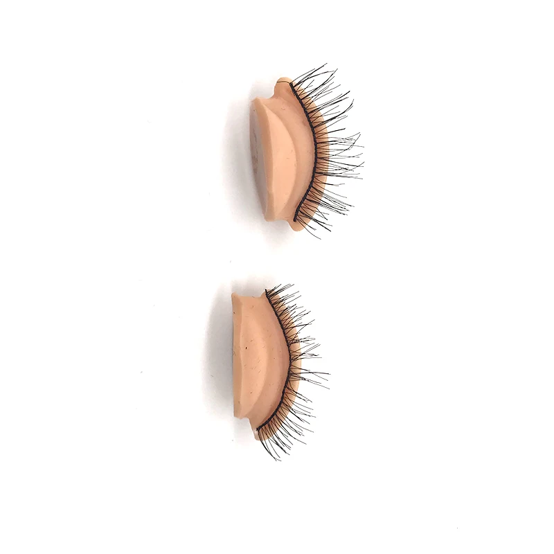 

Replacement Silicon Eyelids for Practice Grafted Eyelash Extension Training Mannequin Head Model Professional Tool