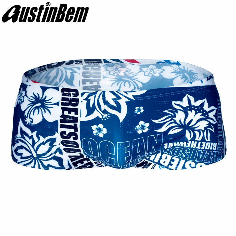 Austinbem короткий чемодан, Мужская одежда для плавания, s Traje De Bano Hombre, Мужская одежда для плавания, разноцветные трусы, мужские s Maillot De Bain Homme - Цвет: 03