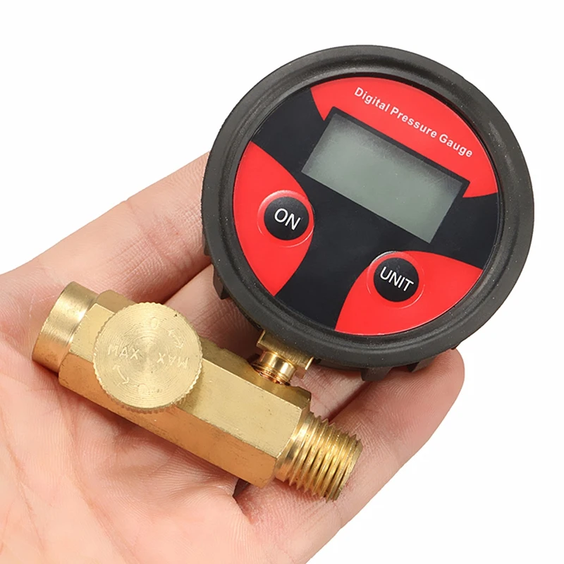 1/4 Inch 200 Psi Air Pressure Regulator Gauge Control Digital Display Regulating Throttle Valve | Обустройство дома