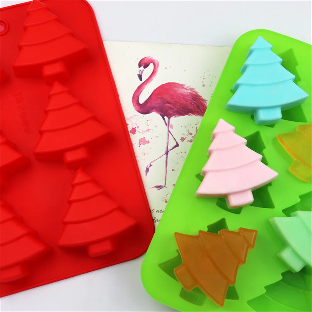Силиконовая форма сделай сам для рождественской елки Аксессуары выпечки поднос