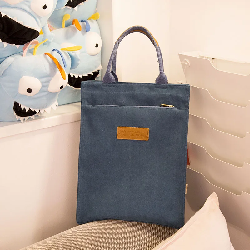 Папка для документов формата А4 с рисунком холст деловой портфель сумка хранения