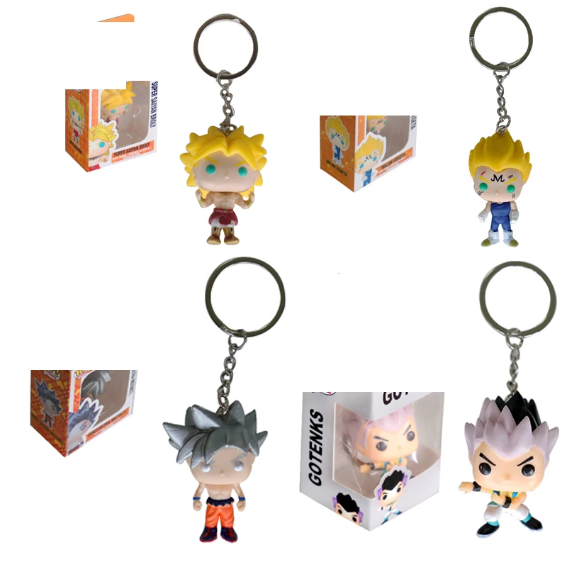 FUNKO новая короткая футболка с героями из японского аниме брелок надписью Dragon Ball