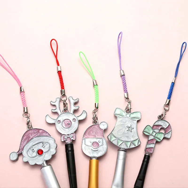 

Christmas Makeup Brushes Xmas Cosmetic Brushes Set for Foundation Powder Blush Concealers Eye Shadows Kit EY669