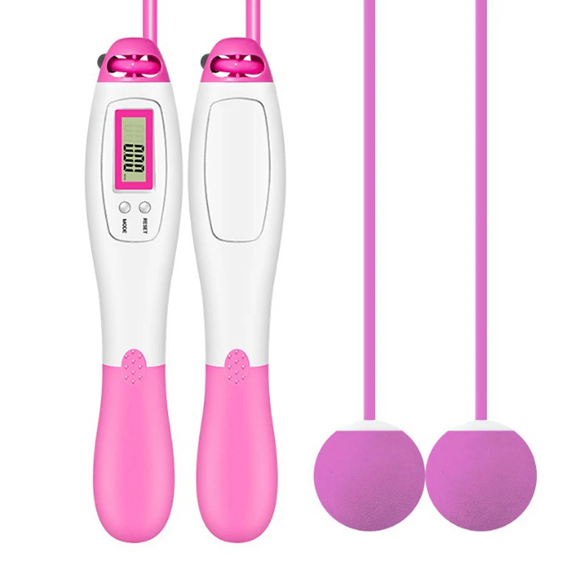 

Digital Counting Jump Rope Electronic Calorie Fitness Wireless Skipping Rope Set