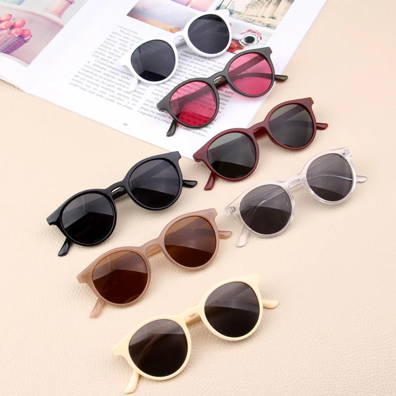 

MYT_0122 Kids Sunglasses Boys Retro Children Sunglasses Girls Sun Glasses Vintage Baby Oculos simple Eyewear UV400